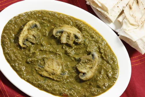 Saag Mushrooms