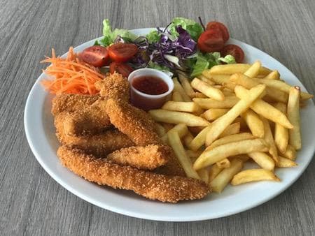 Prato Tiras de Frango