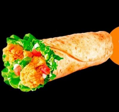 Chicken Twister Wrap + batata + bebida